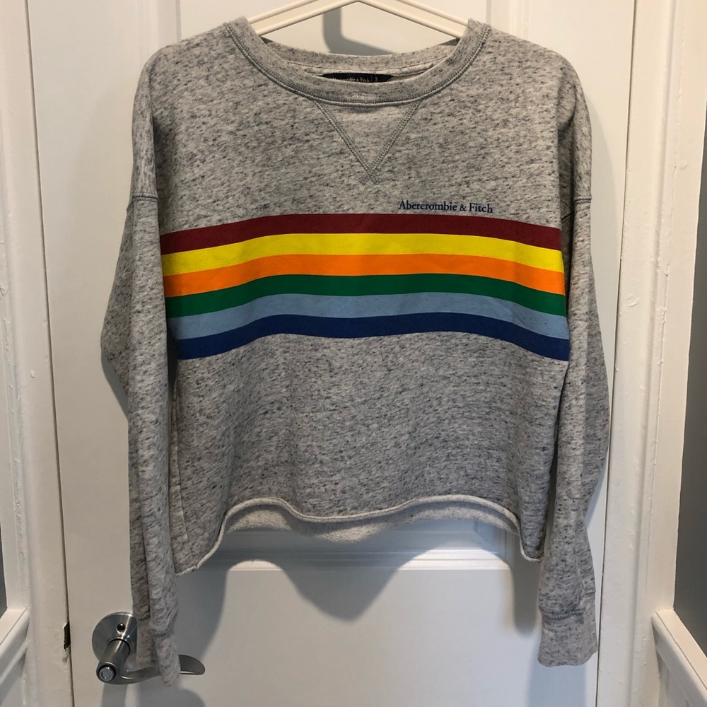 Abercrombie and Fitch Rainbow Sweatshirt